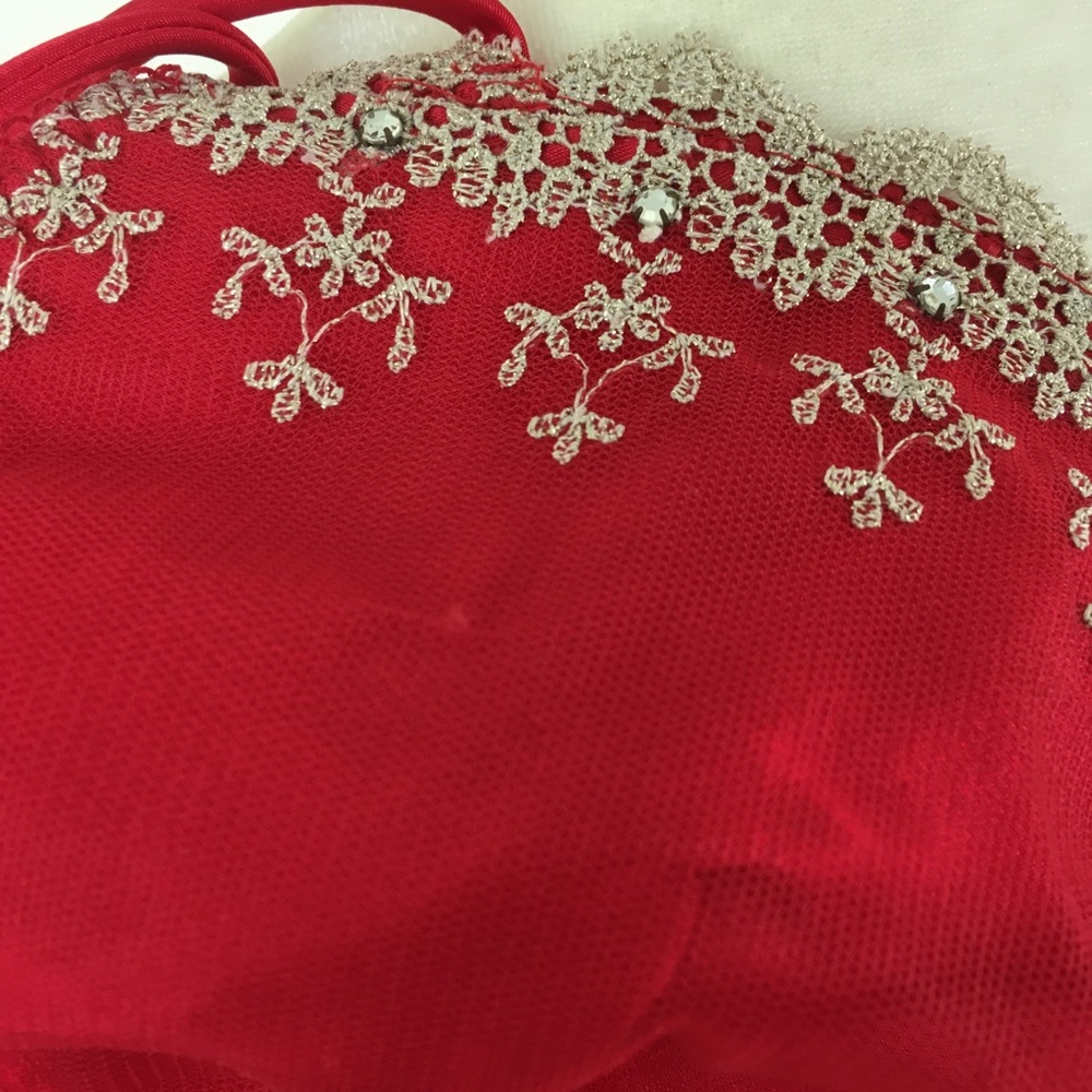 Red Lingerie Top - Picture 6 of 6